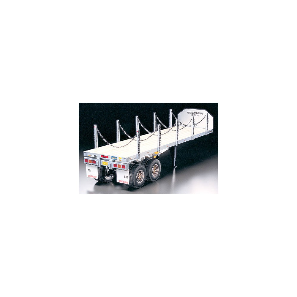 Kit Tamiya 56306 – Semi-remorque Plate-forme 1/14 – Flatbed – NEUF
